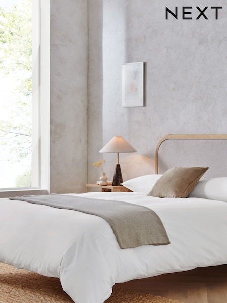 Pure 100% Cotton 144 Thread Count Duvet Cover and Pillowcase Set (170211) | €18 - €39