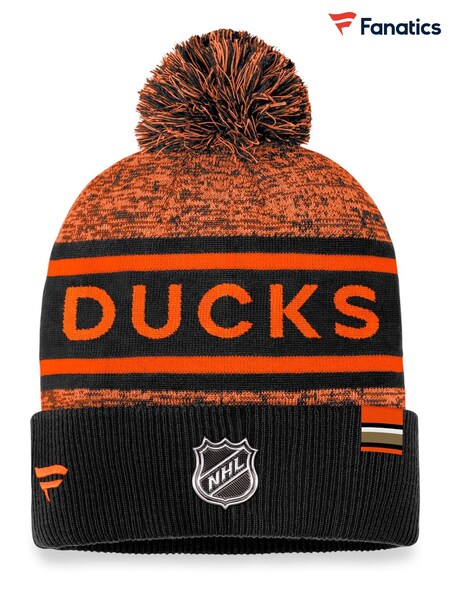 Fanatics Red Nhl Anaheim Ducks Authentic Pro Rinked Cuffed Pom Knit Hat Unisex (170480) | €39