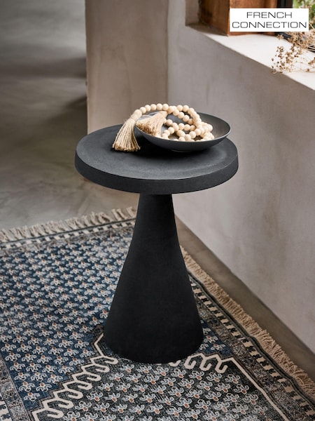 French Connection Black Metal Kaala Side Table (171015) | €202
