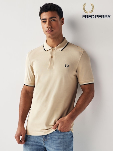 Fred Perry Mens Twin Tipped 100% Cotton Polo Shirt (171633) | AED254