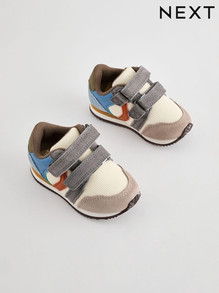 Multi Standard Fit (F) Double Strap Trainers (171943) | AED81 - AED88
