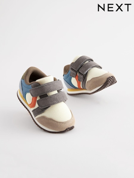 Multi Wide Fit (G) Double Strap Trainers (172016) | AED81 - AED88