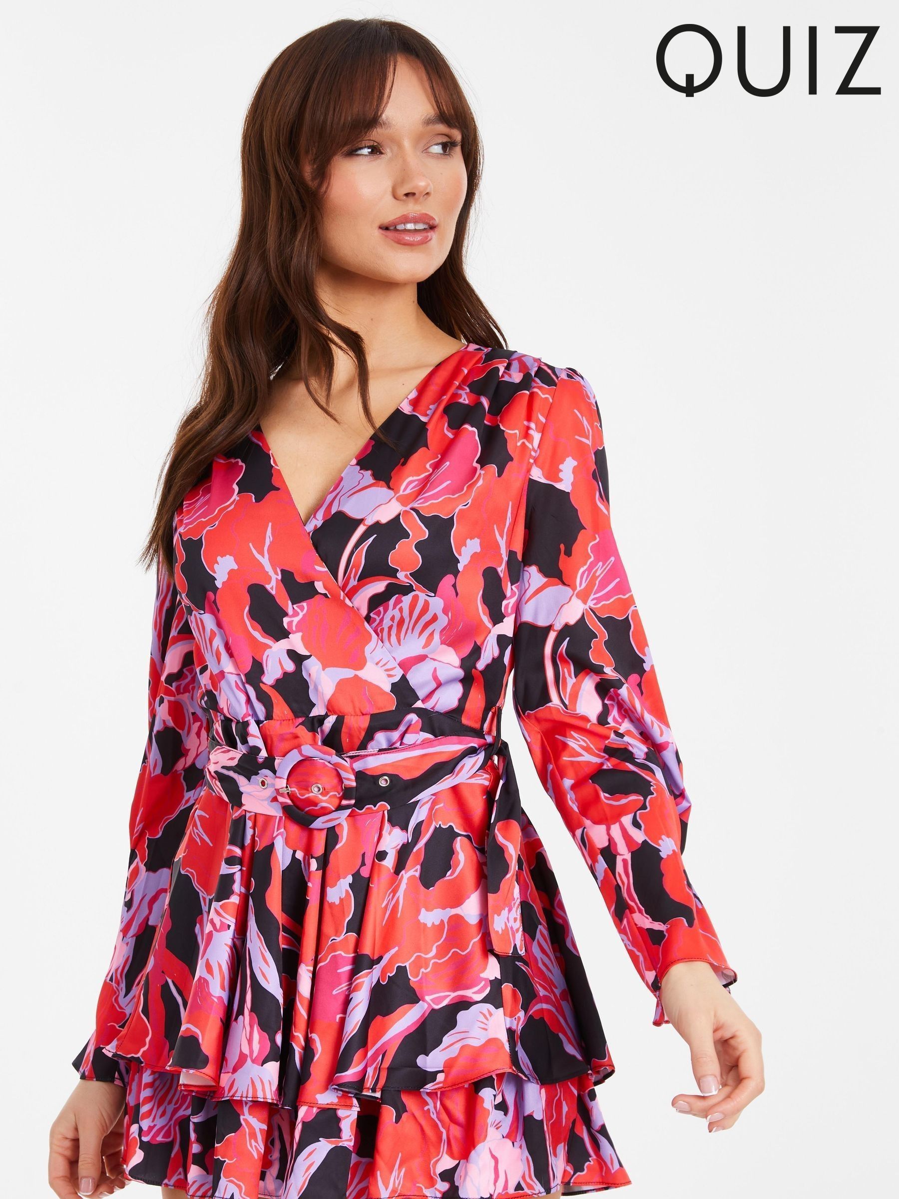 Quiz floral playsuit discount