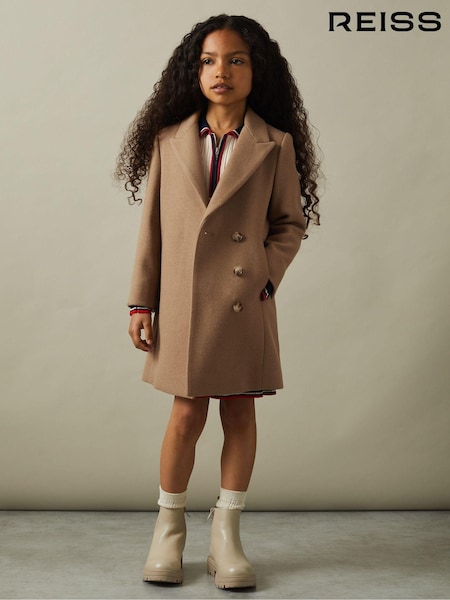 Reiss Harlow Mid Length Wool Blend Coat (172523) | 891 LEI