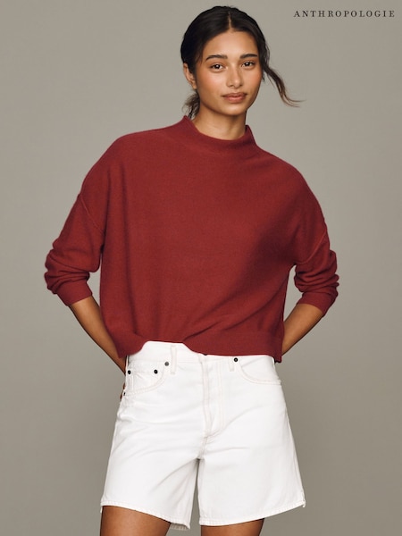 Pula - Anthropologie Alani Cashmere Mock Neck Jumper