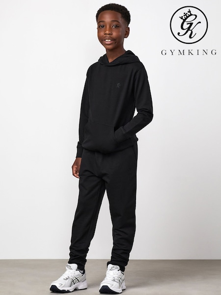 Black - Gym King Victory Loopback Hoodie