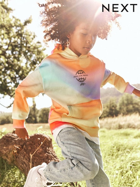 Multi 100% Cotton Digital Print Hoodie (3-16yrs) (173982) | AED23 - AED31