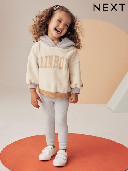 Grey Cuffed Ribbed Leggings (3mths-7yrs) (174054) | AED21 - AED28
