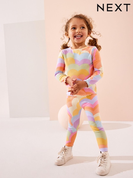 Rainbow Rib Jersey Leggings (3mths-7yrs) (174144) | €6 - €9