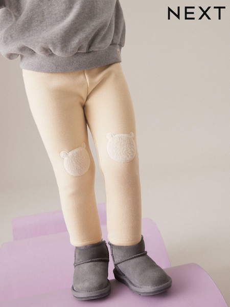 Cream Cosy Fleece Lined Leggings (3mths-7yrs) (174401) | €7 - €10