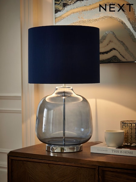 Navy Blue Connor Large Table Lamp (174456) | €112