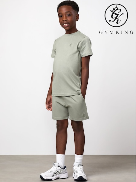 Green - Gym King Victory Loopback Shorts