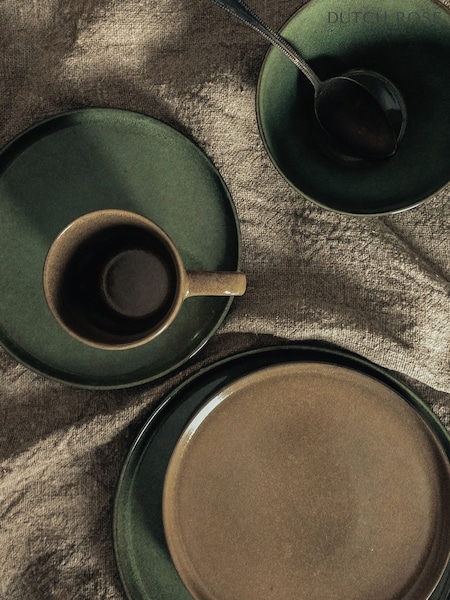Dutch Rose Set of 4 Green Serenity Bowls 15cm (174535) | €46