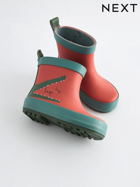 رسمة تمساح بلون بني مائل للأحمر - Ankle Wellies (175193) | ‏53 د.إ.‏ - ‏ 63‏ د.إ.