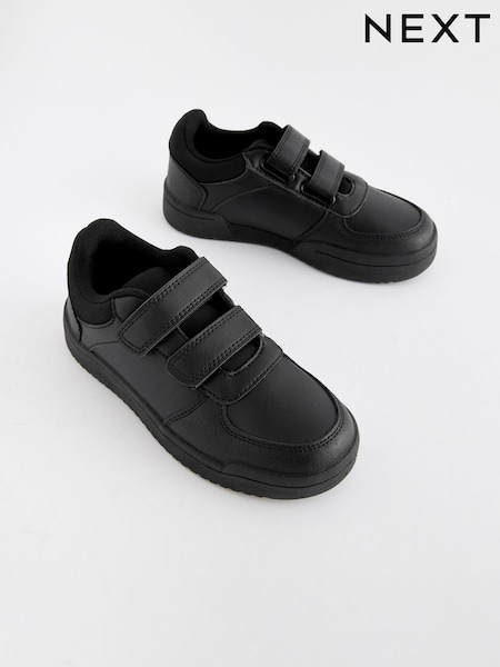 Black Wide Fit (G) Touch Fastening School Shoes (175315) | 125 zł - 155 zł