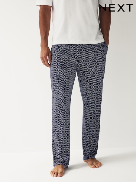 Navy Blue Print Supersoft Pyjama Bottoms (175322) | €9