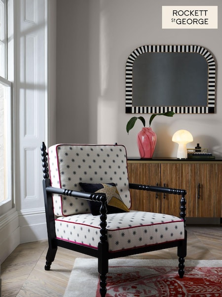 Rockett St George Vintage Star Bobbin Accent Chair (175412) | €694