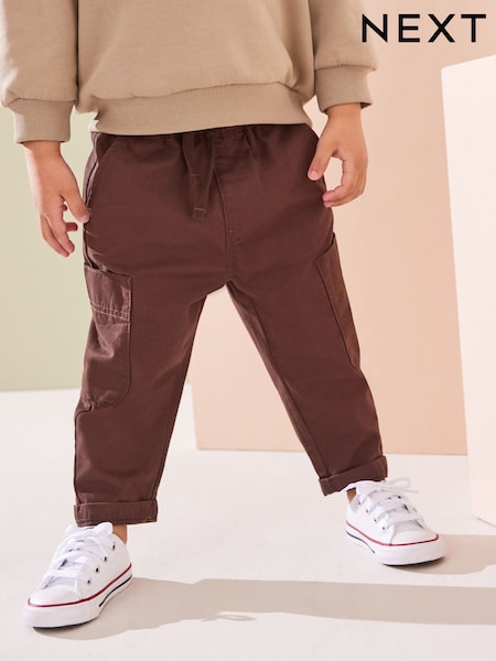 Braun - 100% Cotton Side Pocket Pull-On Trousers (3mths-7yrs) (175440) | 5 € - 6 €