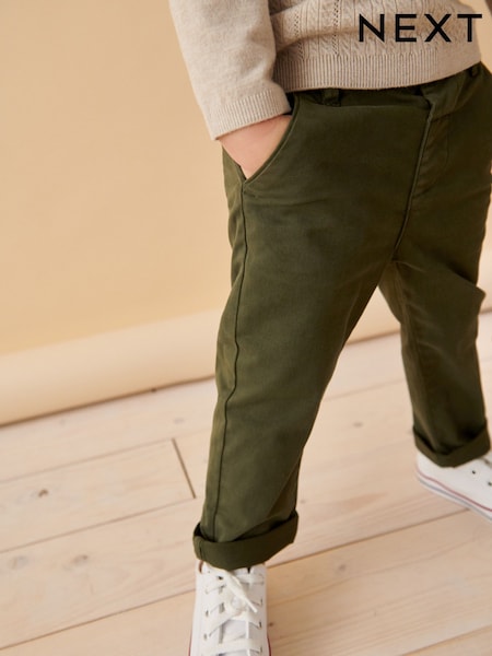 Khakigrün - Stretch Chinos Trousers (3mths-7yrs) (175447) | 6 € - 7 €