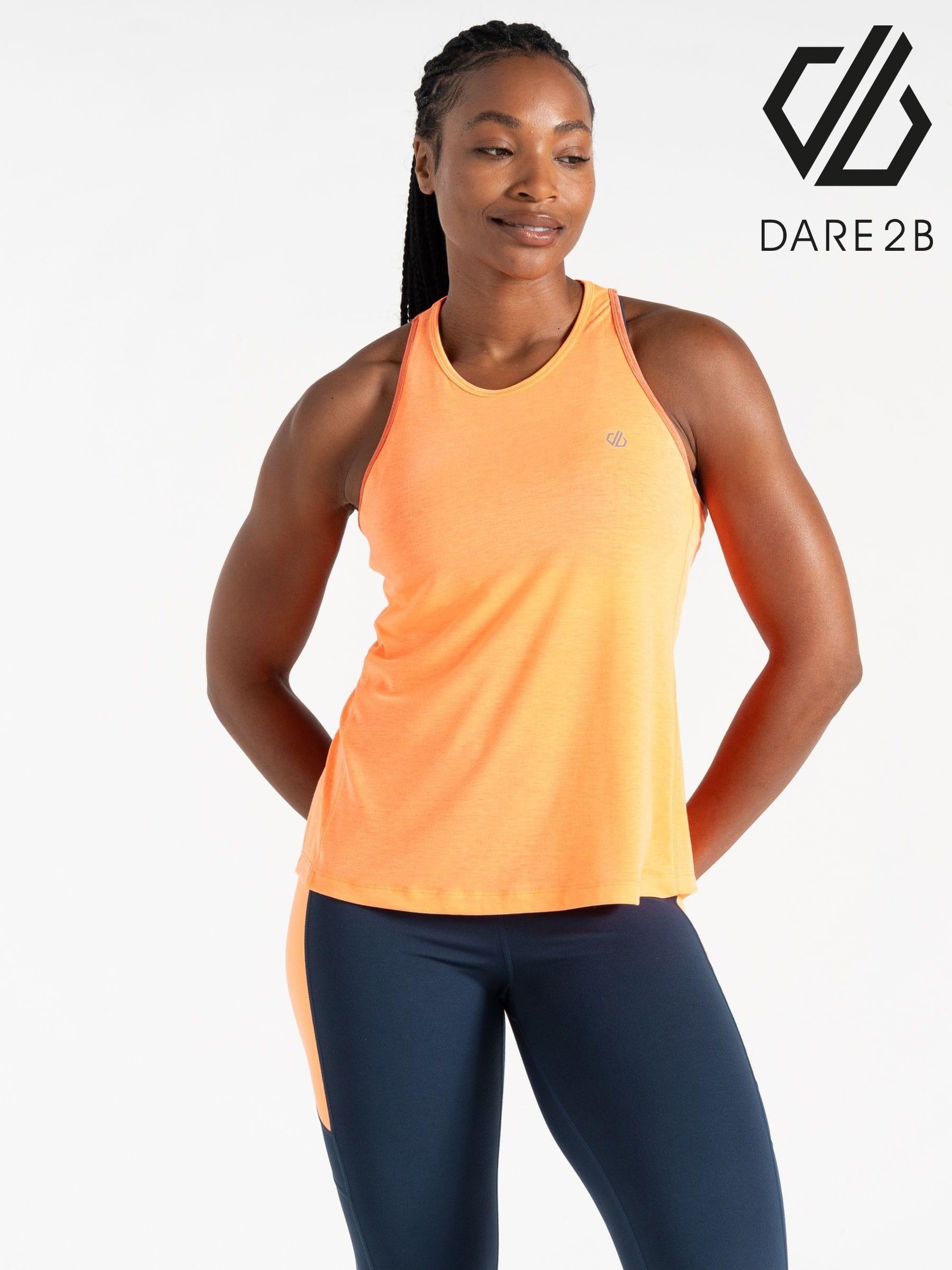 Women s Orange Vests Tops Ruffle Graphic Tops Next Oman