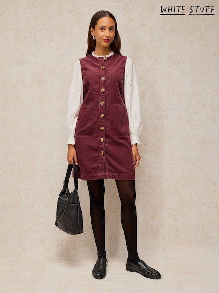Pink - White Stuff Millie Cord Shift Dress