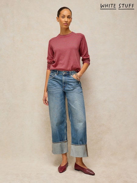 Pink - White Stuff Sienna Stripe Jumper