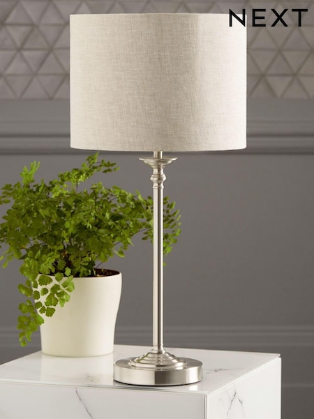 Brushed Chrome Burford Table Lamp (176511) | €63