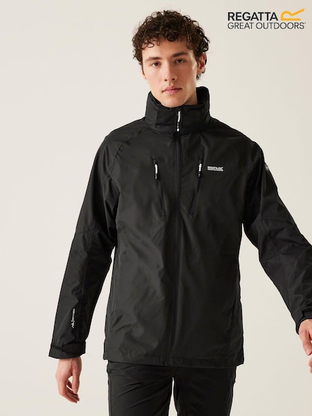 Regatta Black Waterproof Calderdale V Waterproof Jacket (176664) | €80
