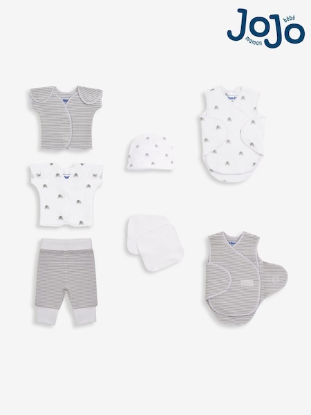 JoJo Maman Bébé Grey Premature Baby Elephant Set (176826) | €29