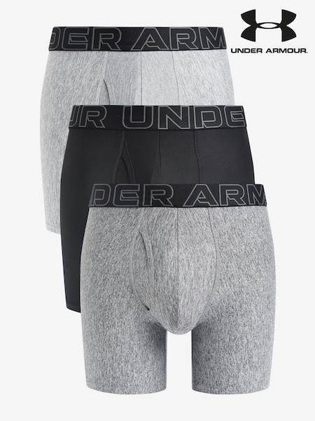 אפור - Under Armour Performance Tech Boxers 3 Pack (177239) | ‏171‏₪