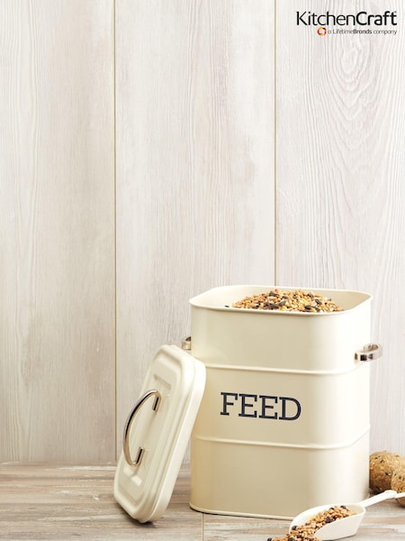 Kitchencraft Cream Living Nostalgia Garden Pet Food Tin (177354) | R$ 295