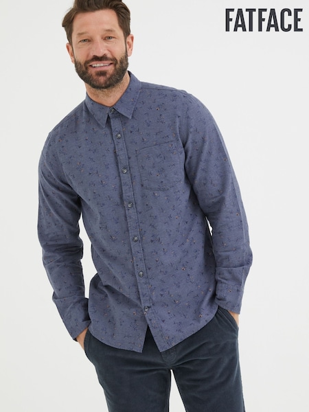FatFace Blue Burgess Floral Print Shirt (177367) | €21.50