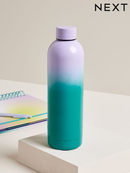Purple/Teal Gradient 750ml Stainless Steel Water Bottle (177438) | $26