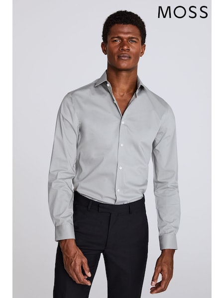 Salbeifarben - Moss Stretch-Hemd in Slim Fit (178035) | 27 €