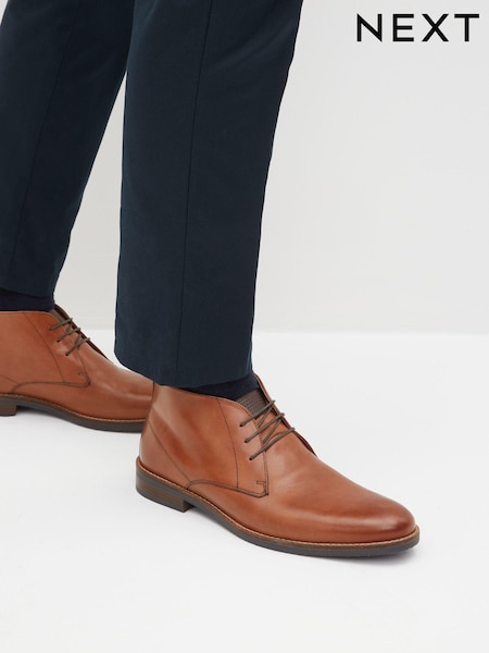 Tanfärgad Brun - Leather Chukka Boots (178130) | kr980