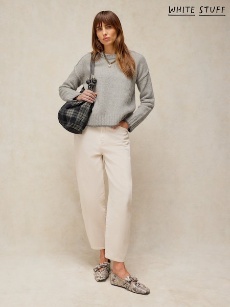 Grey - White Stuff Justine Wool Blend Jumper