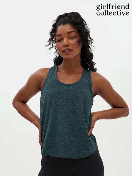 Kaki/verde - Girlfriend Collective Reset Train Relaxed Tank (178381) | 167 LEI