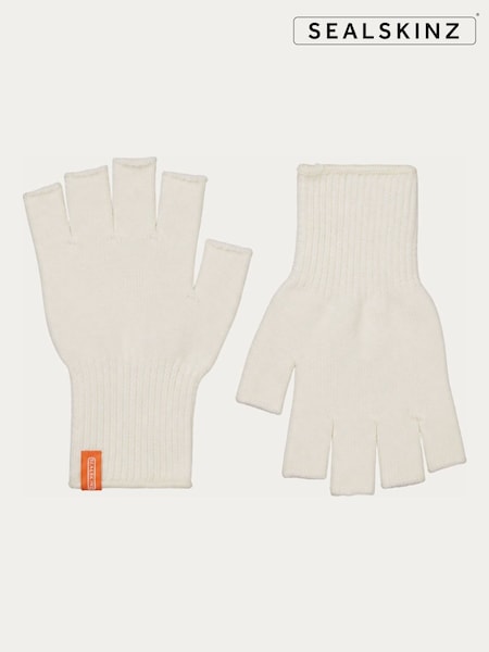 Cream - Regular Sealskinz Thornham Solo Merino Gloves