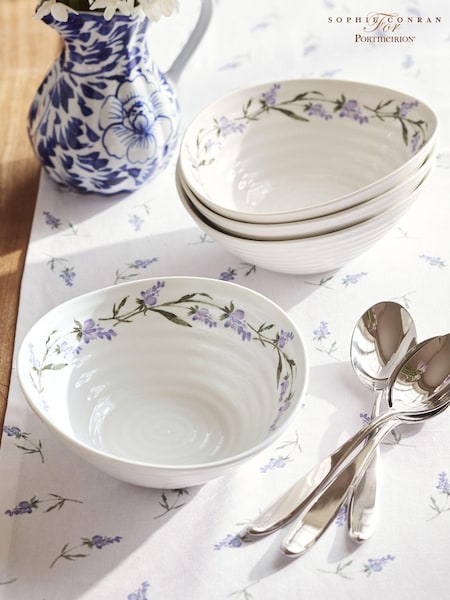 Sophie Conran Lavandula Set of 4 Cereal Bowls (178923) | €87