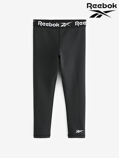 Reebok Black Logo Tape High Waist Leggings (179288) | €18.50