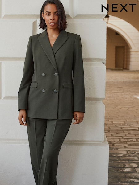 Dark Green Rochelle Humes Tailored Double Breasted Blazer (179366) | €47