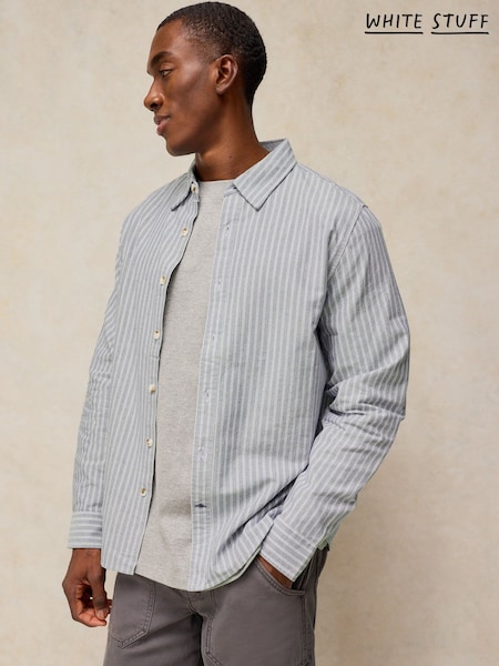 Көк - Regular White Stuff Bruton Oxford Shirt
