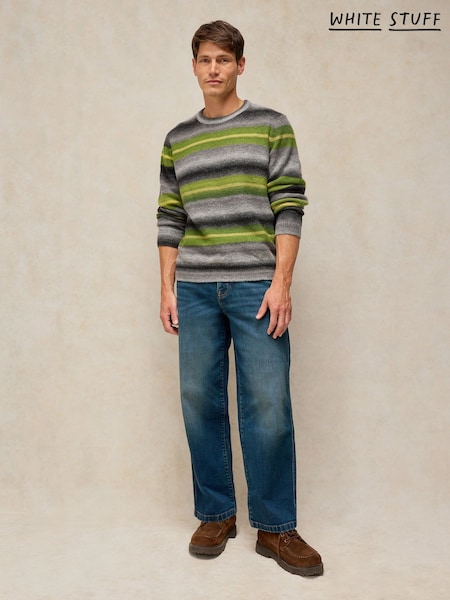 Blue - Regular White Stuff Walker Wide Leg Jeans