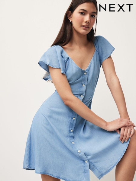 Bleach Denim TENCEL™ Mini Tea Dress (179849) | €13