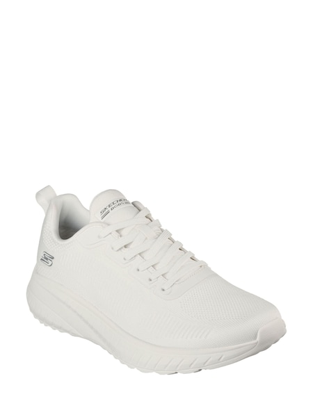Skechers White Bobs Squad Chaos Prism Bold Trainers (180013) | AED172