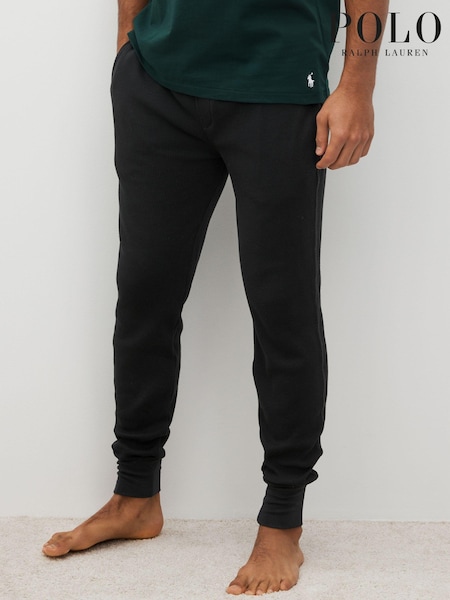 Чорний - Polo Ralph Lauren Waffle Stretch Jersey Joggers (180748) | 3 605 грн