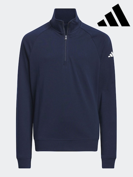 adidas Golf Quarter Zip Layer Black Sweatshirt (180987) | AED175