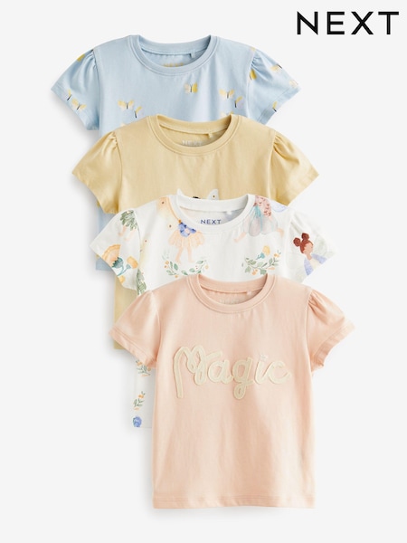 Blue Short Sleeve T-Shirts 4 Pack (3mths-7yrs) (180989) | €13 - €16