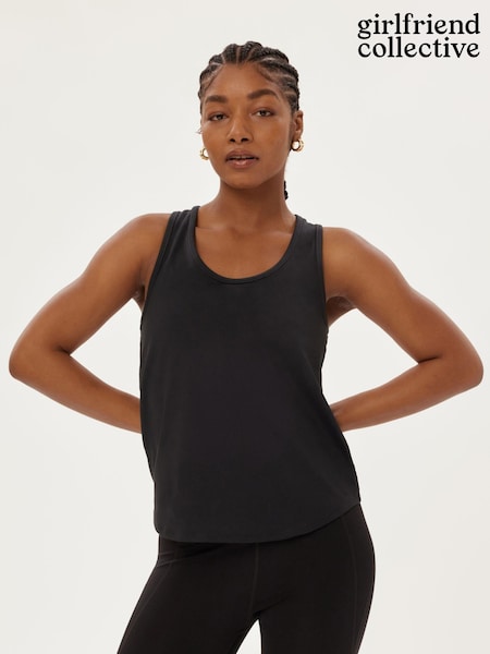 Черный - Girlfriend Collective Reset Train Relaxed Tank (181233) | €23