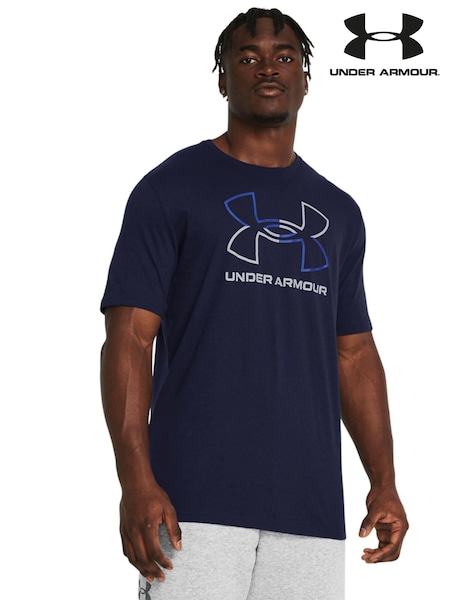 Under Armour Navy Blue Foundation Short Sleeve T-Shirt (181267) | €32